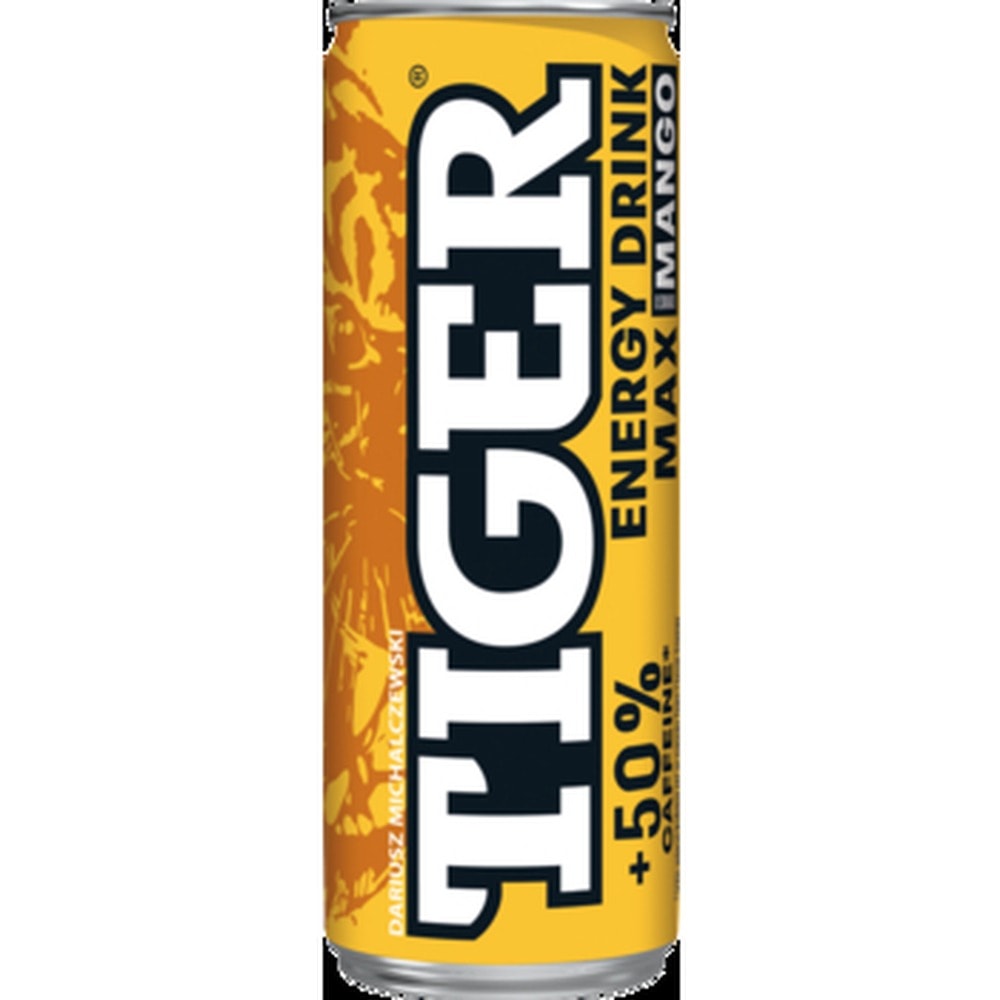 Tiger Max Mango - Mango Flavored Energy Drink 250 ml