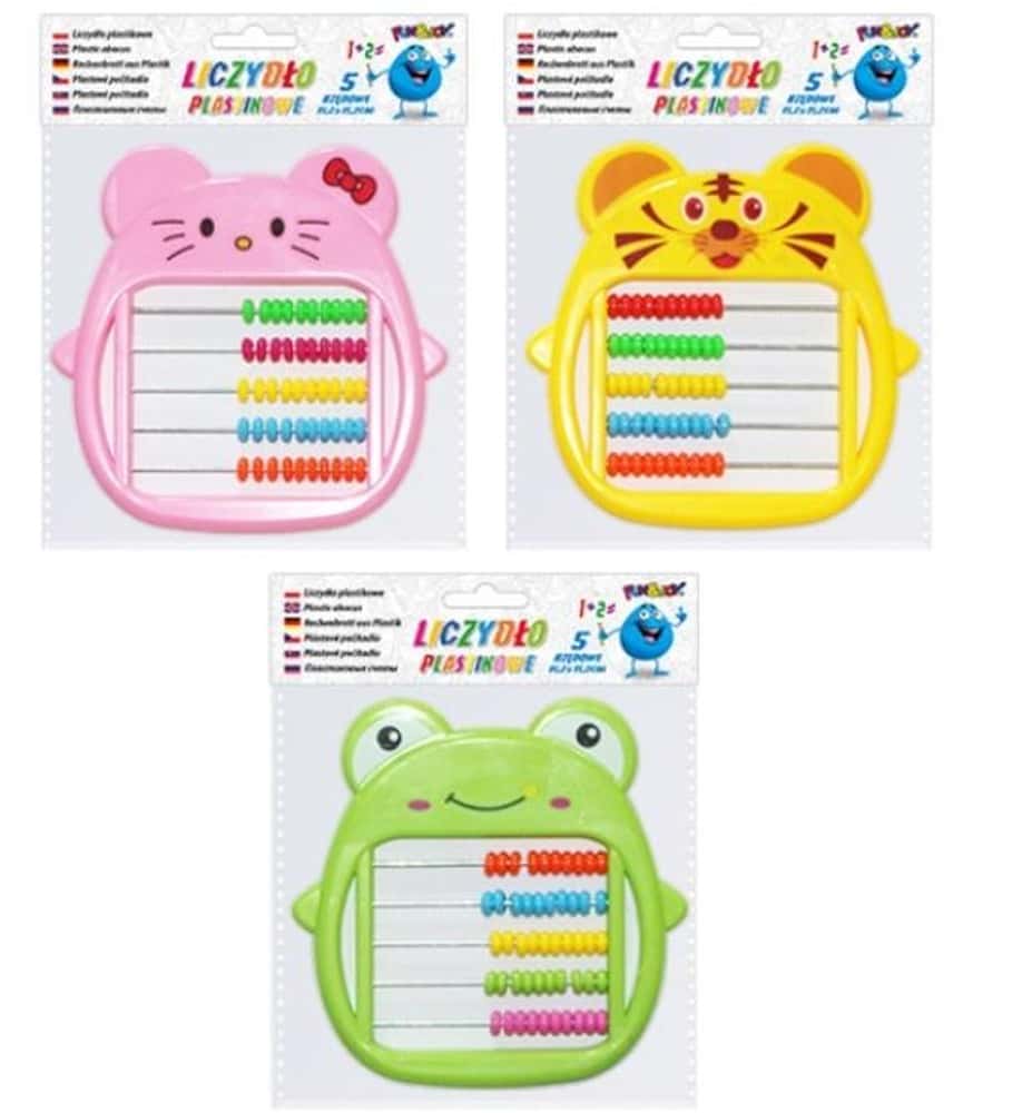 TITANUM Abacus for children 5-row - Animals Fun&Joy for learning