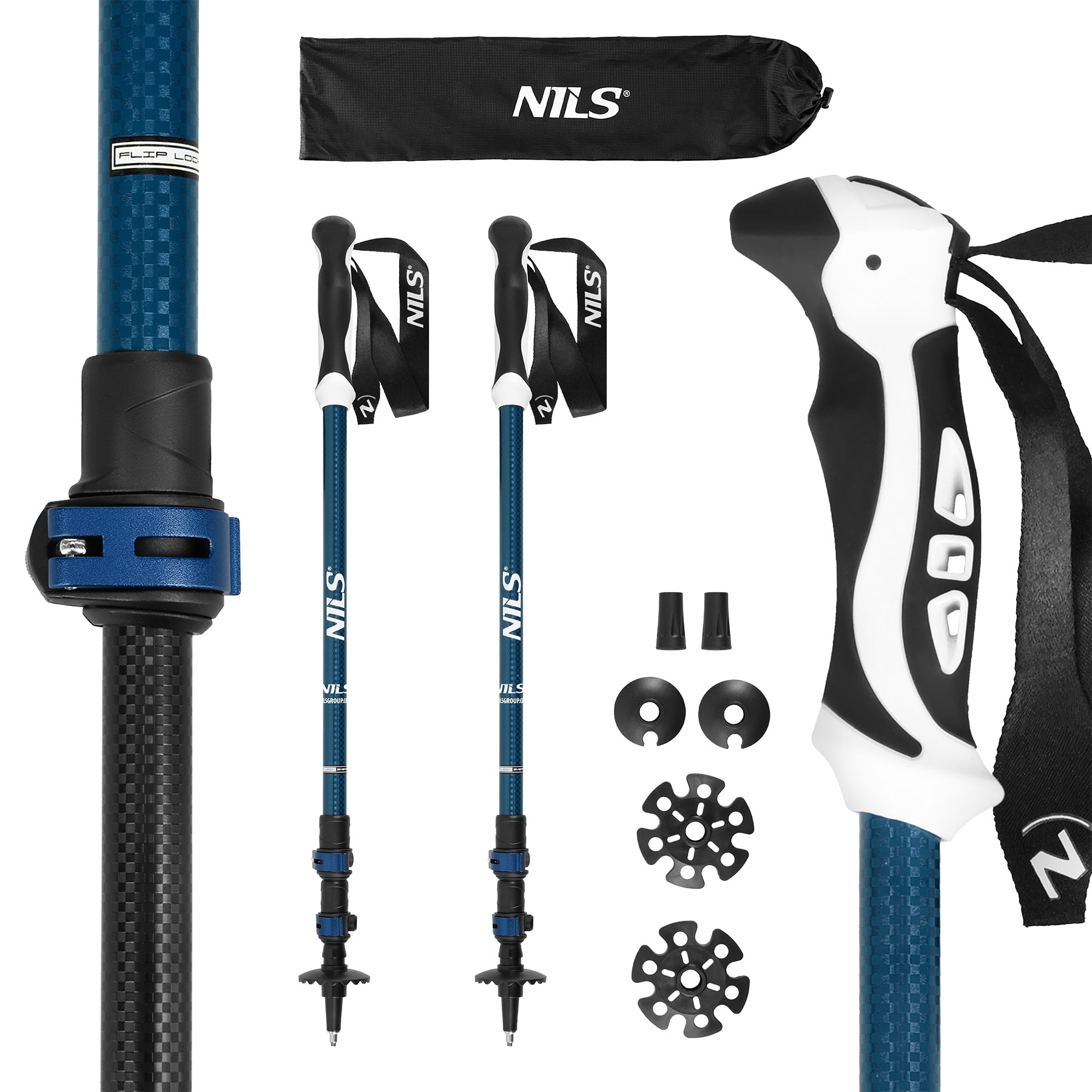 Nils TK8601 - Adjustable Aluminum Trekking Poles