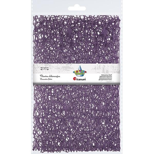 Decorative fabric purple 60x50 cm - ideal for sewing and crafts