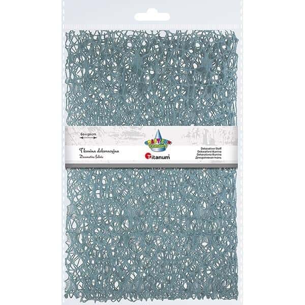 Decorative fabric smoky blue - elegance in every detail