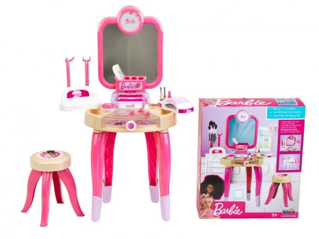 Barbie Vanity Table with Mirror and Nail Dryer - perfect gift for little stylists