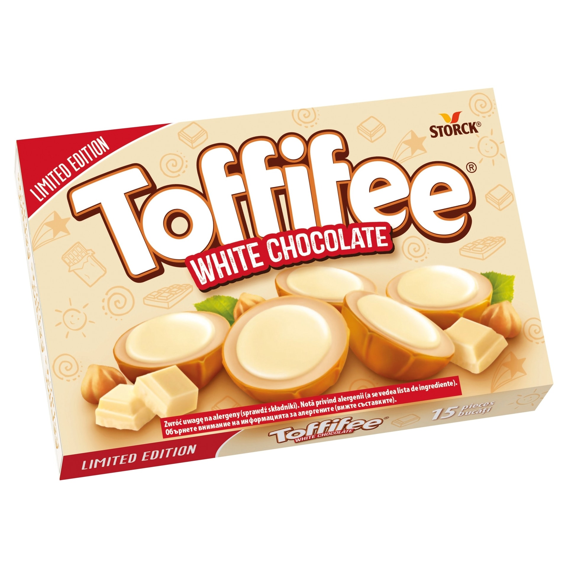 Toffifee Bombo White Chocolate - Exceptional sweetness in every bite!
