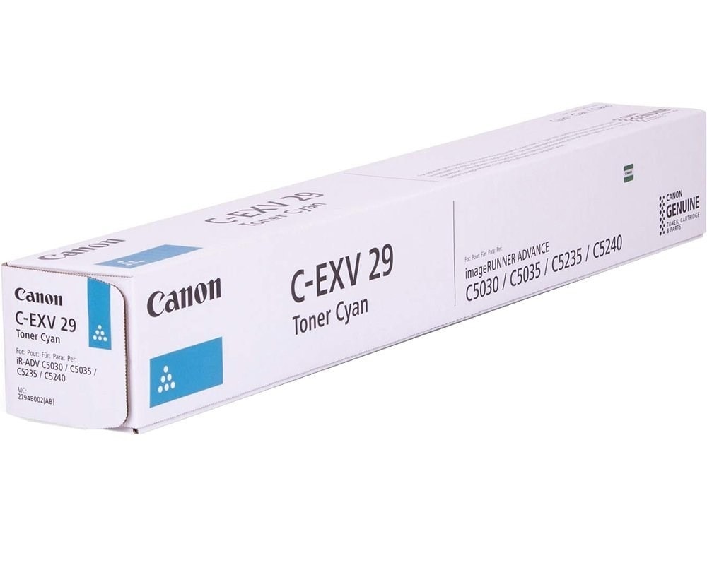 Canon Toner C-EXV29 Cyan - High-yield toner for printers
