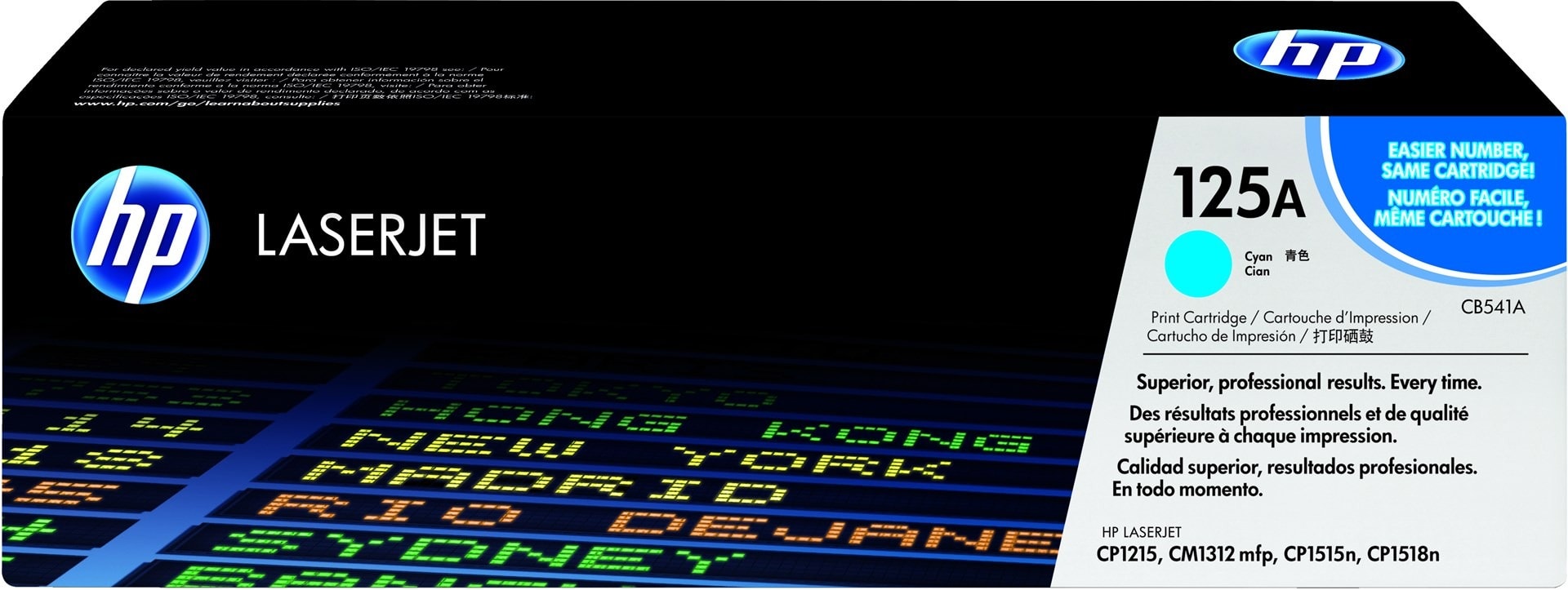 HP Toner Blue 125A - 1400 pages, ideal for office and home