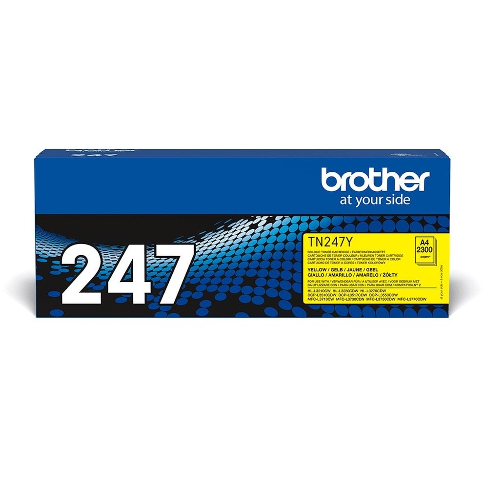 Brother Toner yellow TN-247Y - 2300 pages of reliable quality