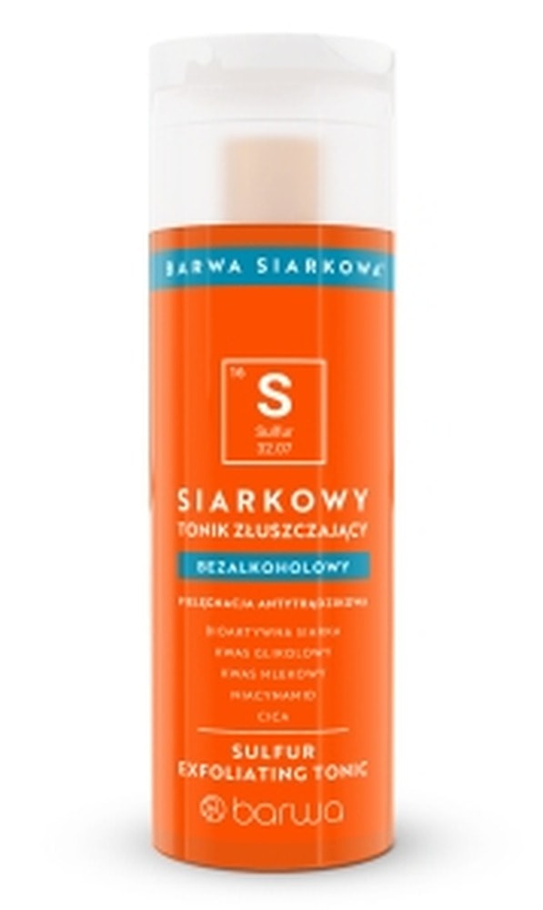 Siarkowa Tonik - Sulfur Exfoliating Facial Toner 200 ml for radiant skin