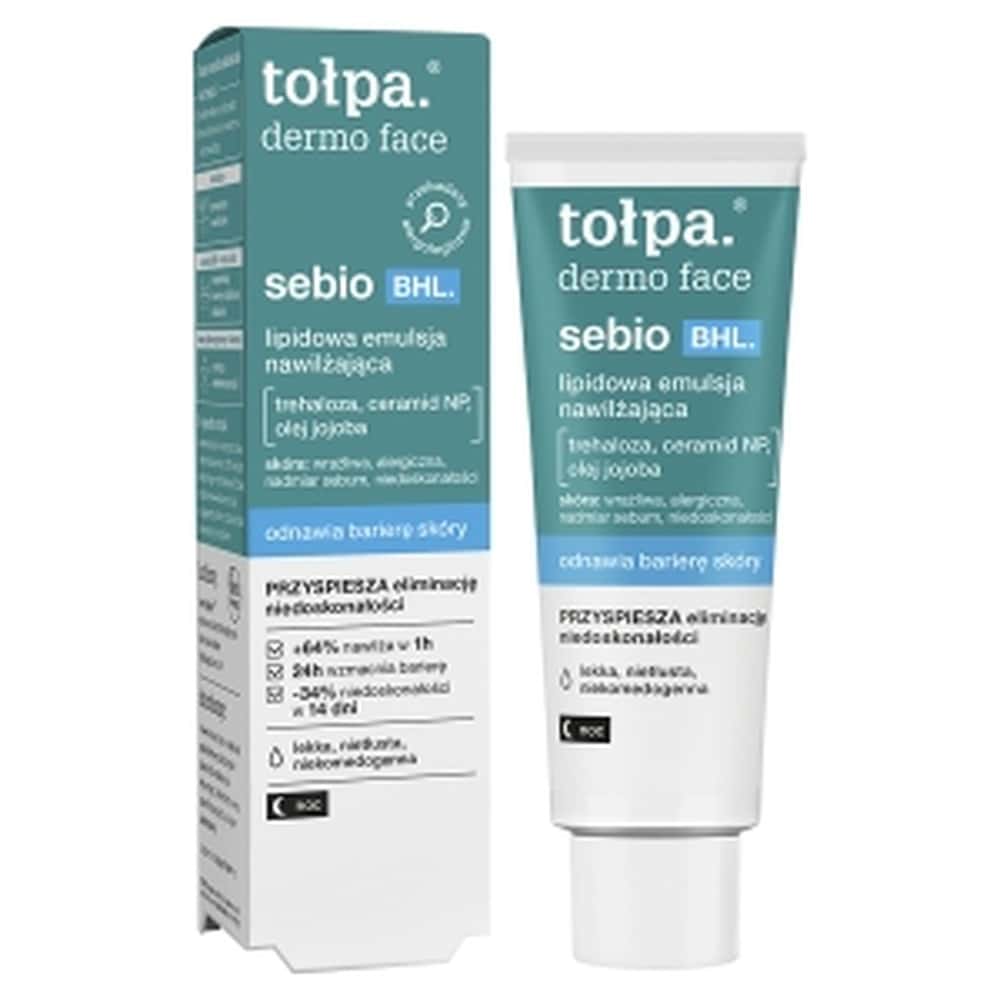 Tolpa Dermo Face Sebio - Night Emulsion reducing imperfections 40 ml