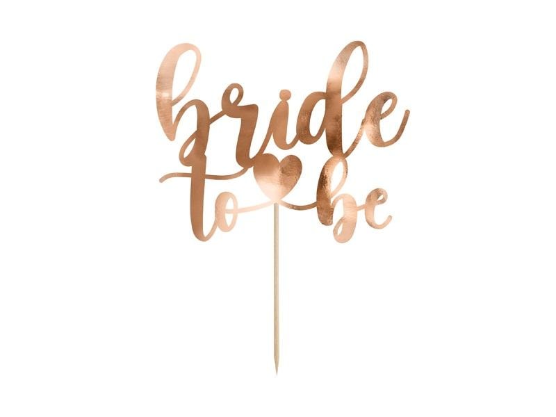 Topper Bride to be rose gold - perfect for bachelorette party