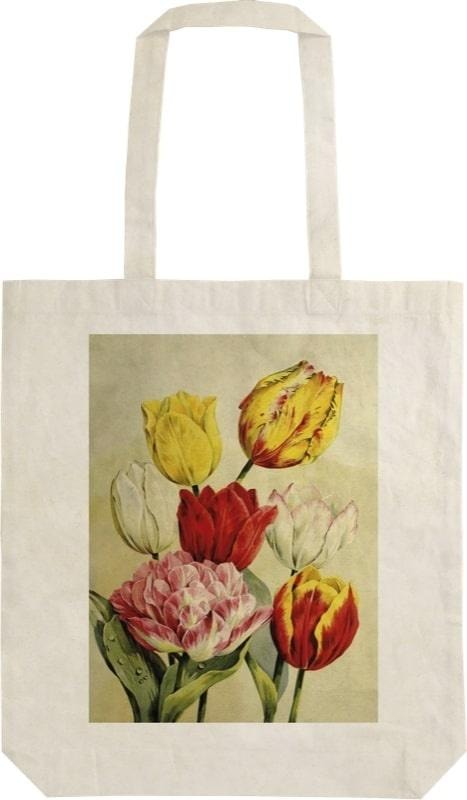 Skona Ting Cotton Bag STBAG 74 Tulips - perfect for shopping
