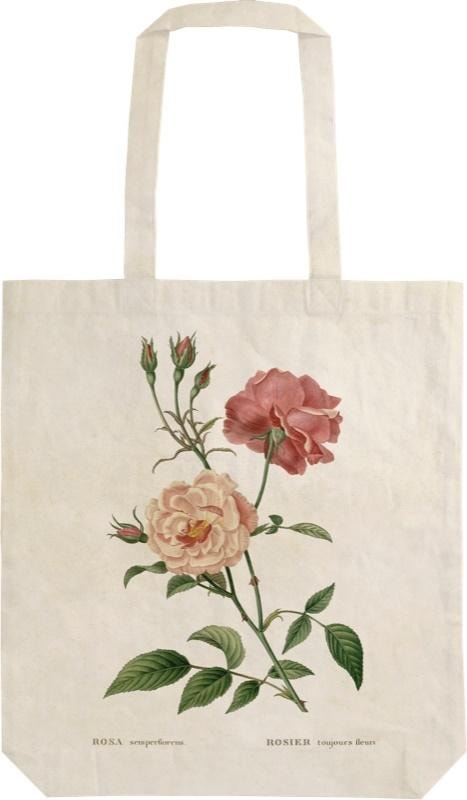 Cotton Bag STBAG09 Rose Shopper - ideal for shoulder