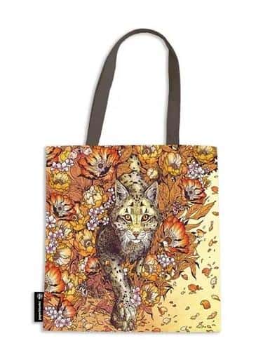 Paperblanks Bag Lynx Rising - cotton shoulder bag