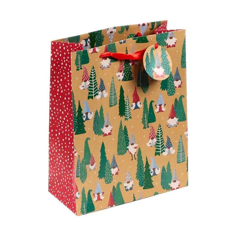 Puckator Christmas Jolly Gonks Bunch Gift Bag L - perfect for Christmas gifts
