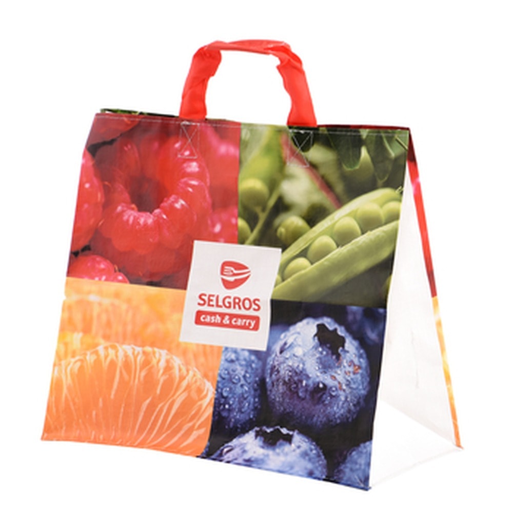 Selgros PP bag green 45x40x20 cm - perfect for shopping