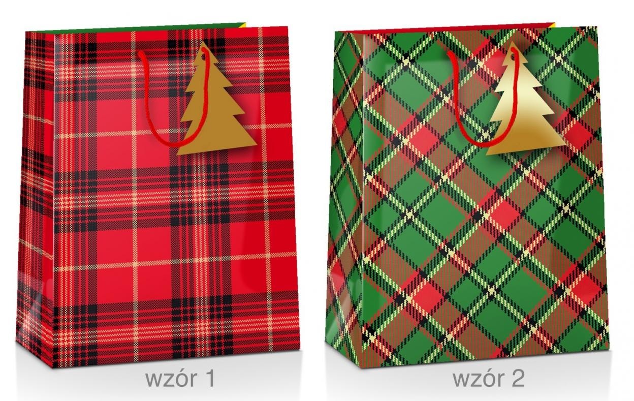 Christmas Gift Bag 26x12x32cm MIX - perfect for Christmas gifts