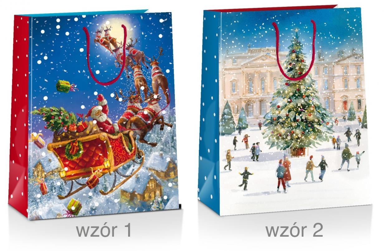 Christmas gift bag mix designs - perfect for gifts