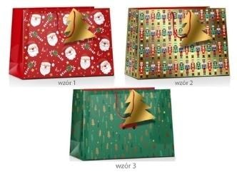Grand Christmas gift bag - pattern mix, ideal for gifts