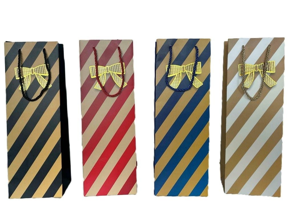 Gift bag for bottle MIX designs - perfect as a gift