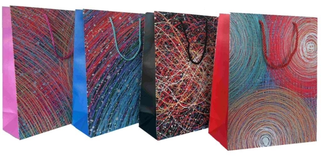 Gift bag L glitter MIX - perfect for any occasion