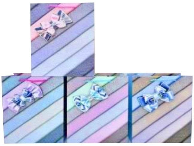 3D Gift Bag with Bow - perfect for gifts