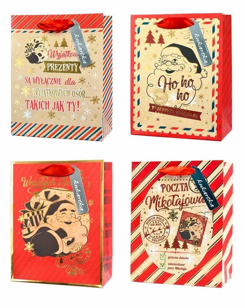 QM Bag Christmas Santa Claus Retro MIX - ideal for Christmas gifts