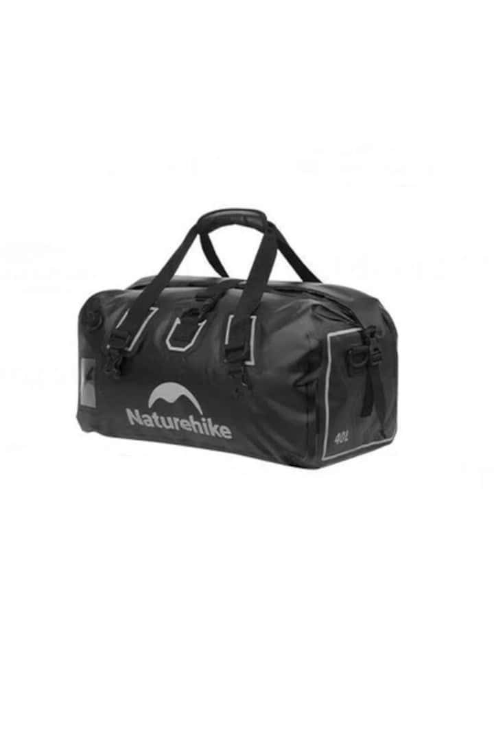 Naturehike waterproof travel bag 40l black - perfect for any trip
