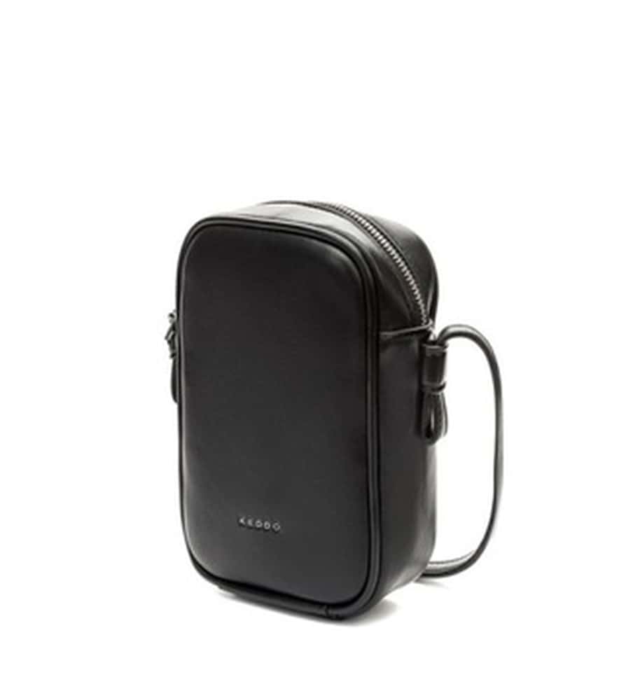 Keddo Women's Handbag Black Leather - Everyday Elegance