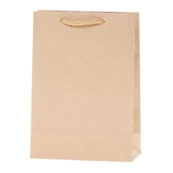 Rozette Kraft paper bag 90g 16x16x8cm - perfect for gifts