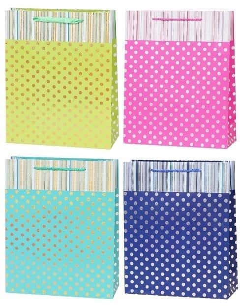 Rozette Lux Handbag 30x42x12cm Dots Mix - stylish and practical