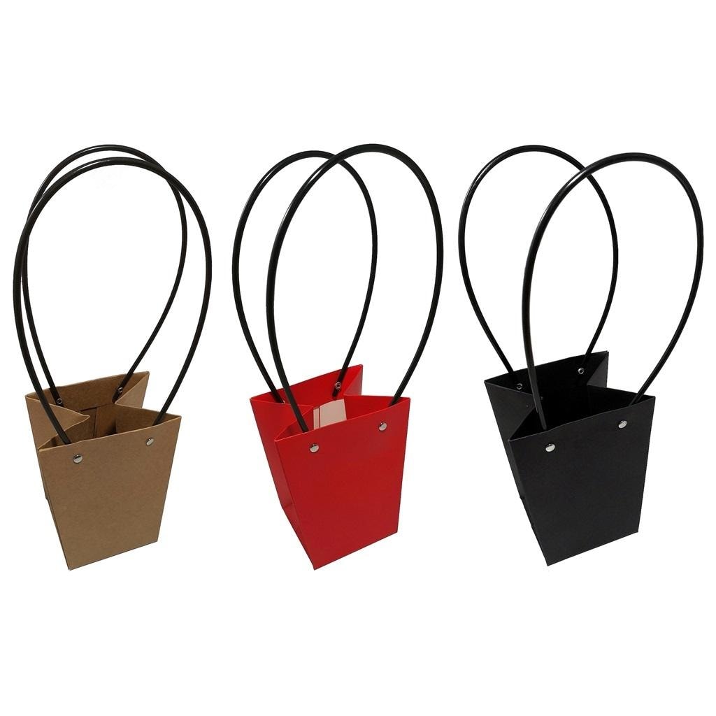 Flower pot bag - Planter 17x20x11cm MIX - ideal for home and office