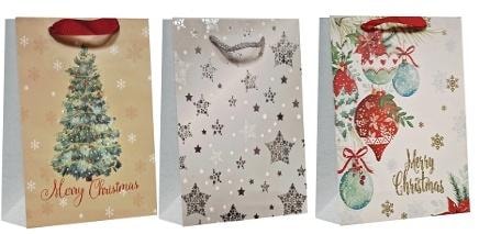 Decorative Christmas gift bag - mix designs ideal for gifts