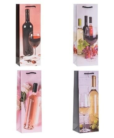 Rozette Decorative Bottle Bag - Mix Designs perfect for gifts
