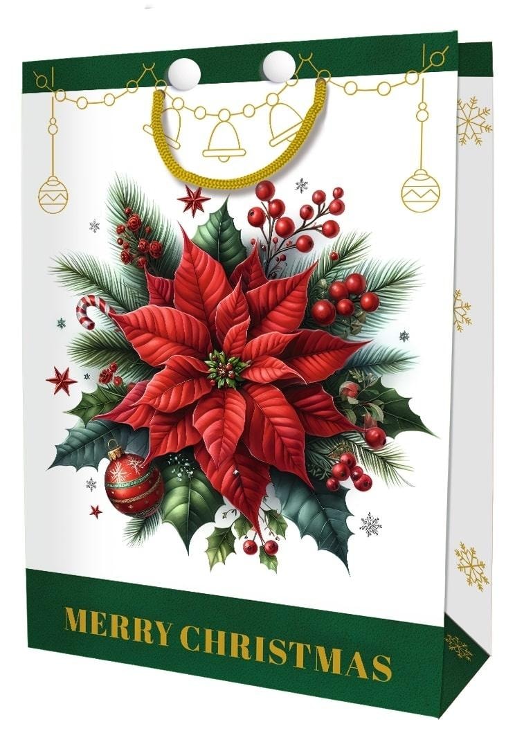 Christmas Gift Bag with Decoration - perfect for gifts