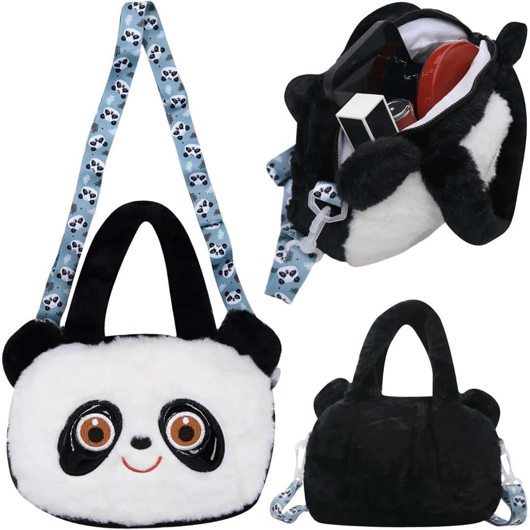 Plush Panda Bag - ideal for kids and teens