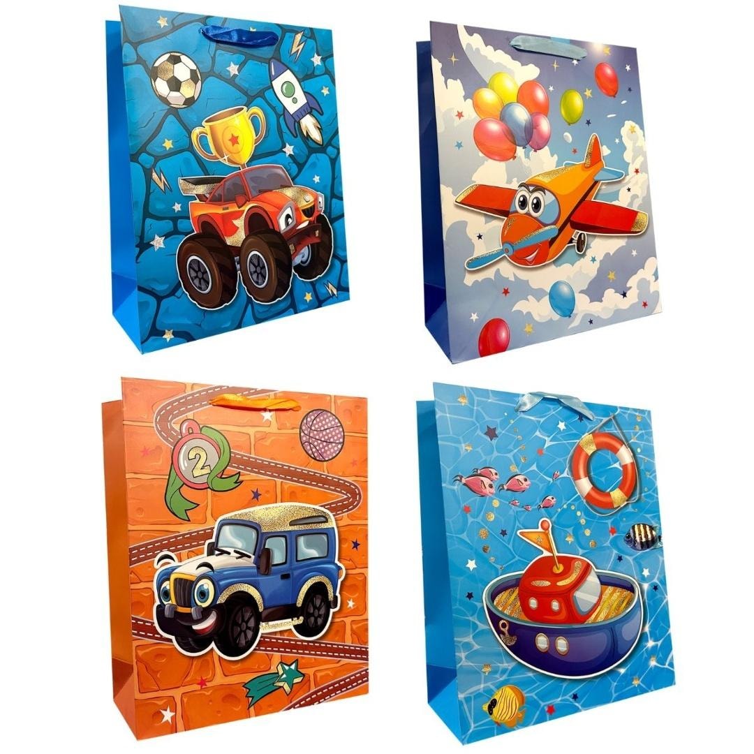 Gift bag children's S Cars Mix Designs - ideal for gifts