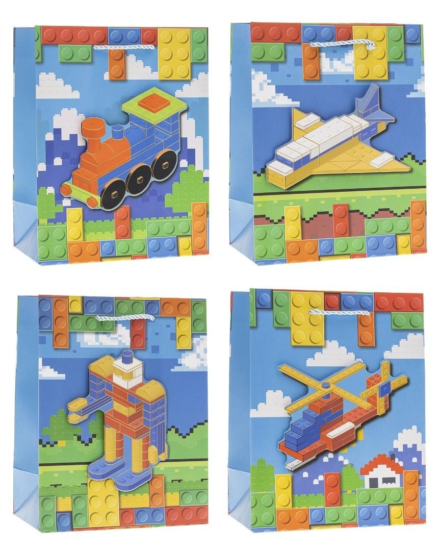 Rozette Gift bag L children mix designs - perfect for gifts