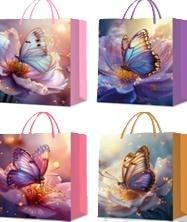 W&K Gift bag M Butterflies mix designs - perfect for gifts