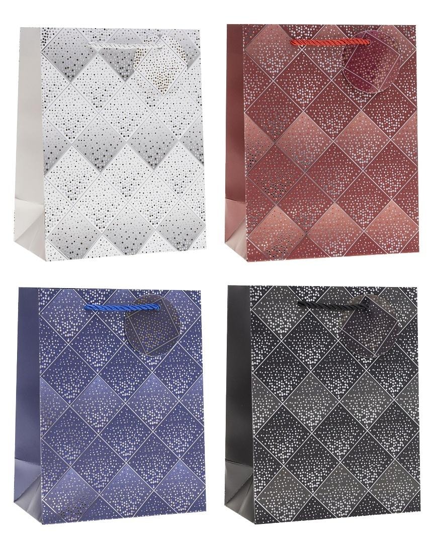 Gift bag M universal pattern mix - ideal for every occasion