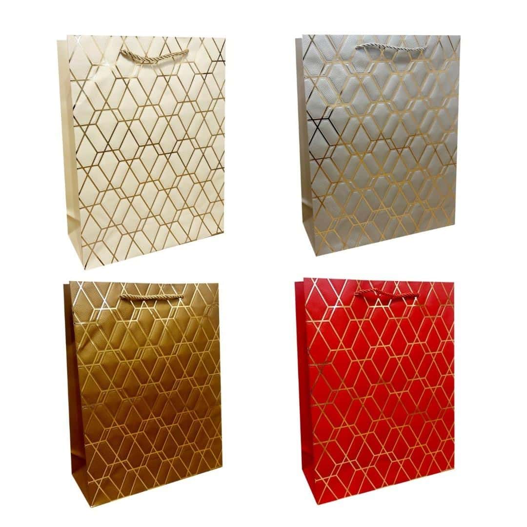 Universal gift bag M metallized - ideal for any occasion