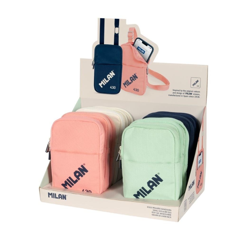 Milan Mini shoulder bags color mix 12 pieces - perfect for everyday use