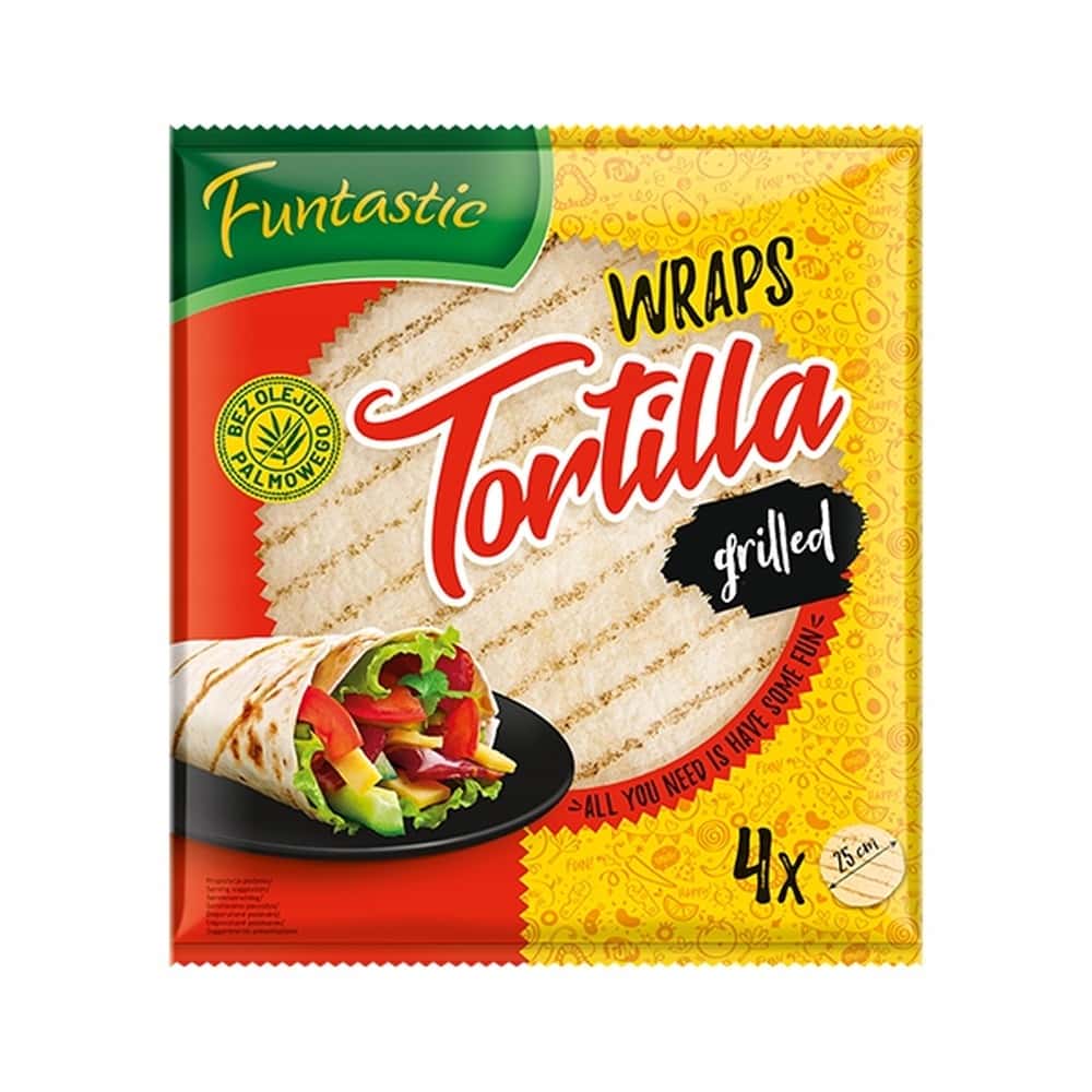 Dev Tortilla - Wheat tortilla for grilling 4 pieces 25 cm