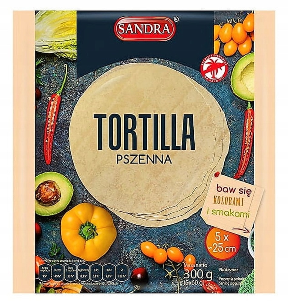 Tortilla Sandra - ideal for wraps and quesadillas 300 g