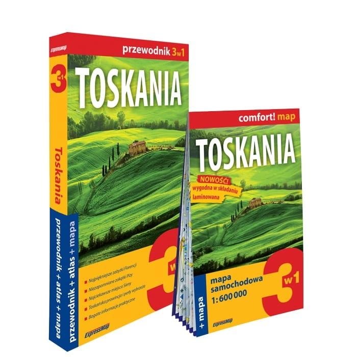 Kamila Kowalska - Tuscany 3in1: guide, atlas and map