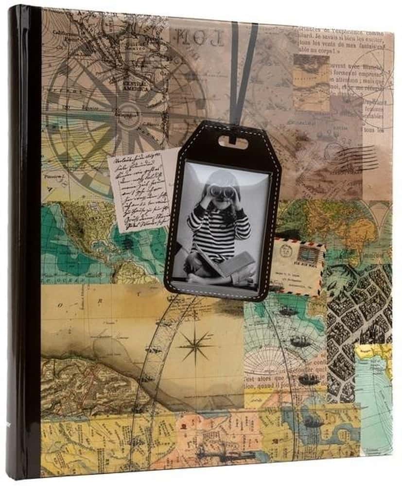 Traditional sewn photo album DBCL-30 Trip 1 - perfect as a gift