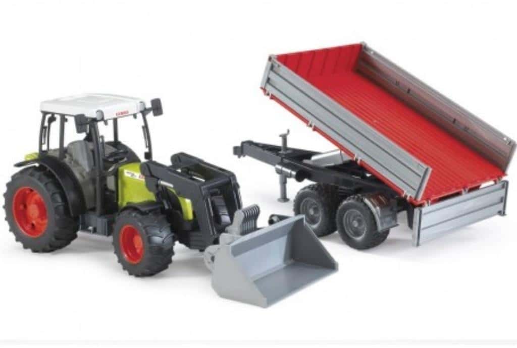 Bruder Claas Nectis 267F Tractor with loader and trailer - perfect for little farmers