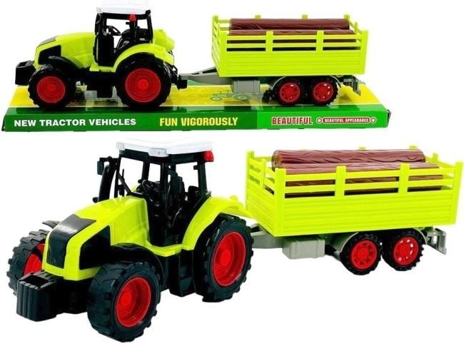 Tractor with drive - tractor with trailer for small farmers