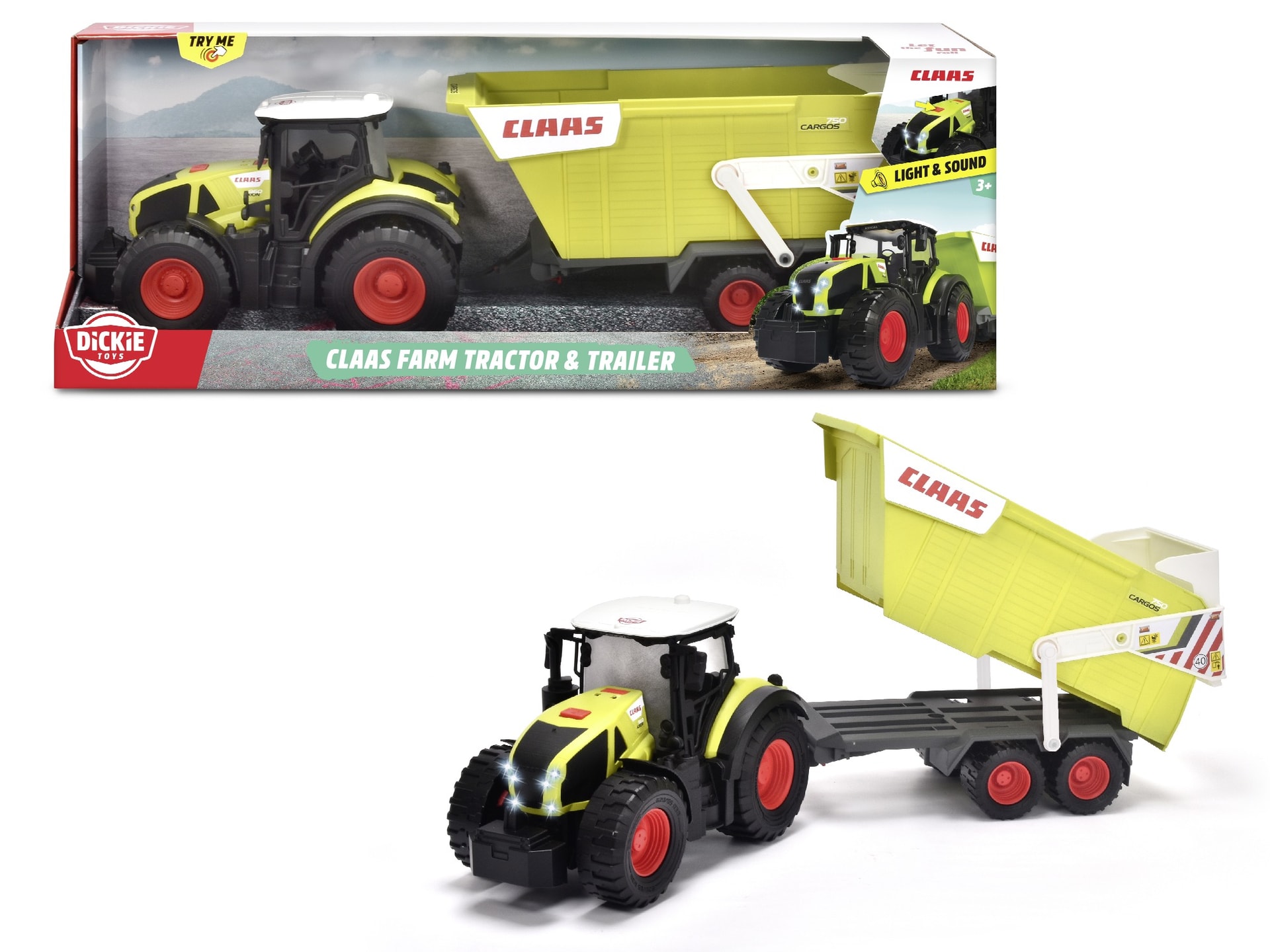 FARM Tractor with trailer 64cm - The perfect gift for a little farmer!