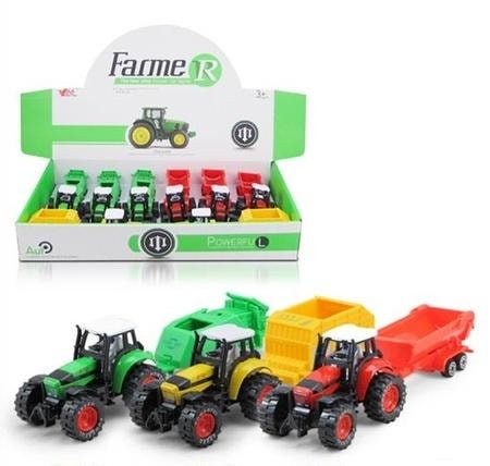 Tractor with trailer - metal model specialized trailer mix