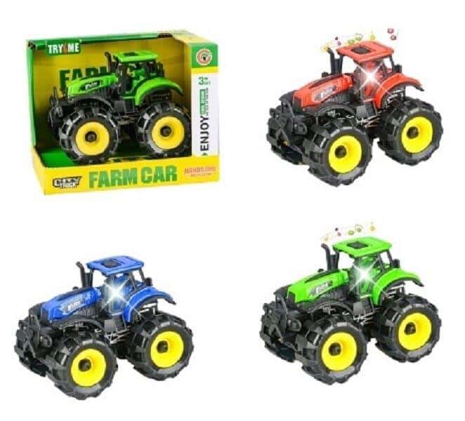 Tractor with light and sound 14.5 cm mix - perfect gift for little farmers