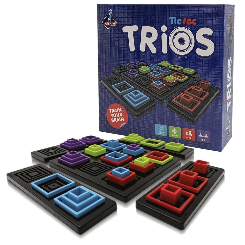 Askato Trios - Logic game for 2-4 players - Develop strategic thinking!